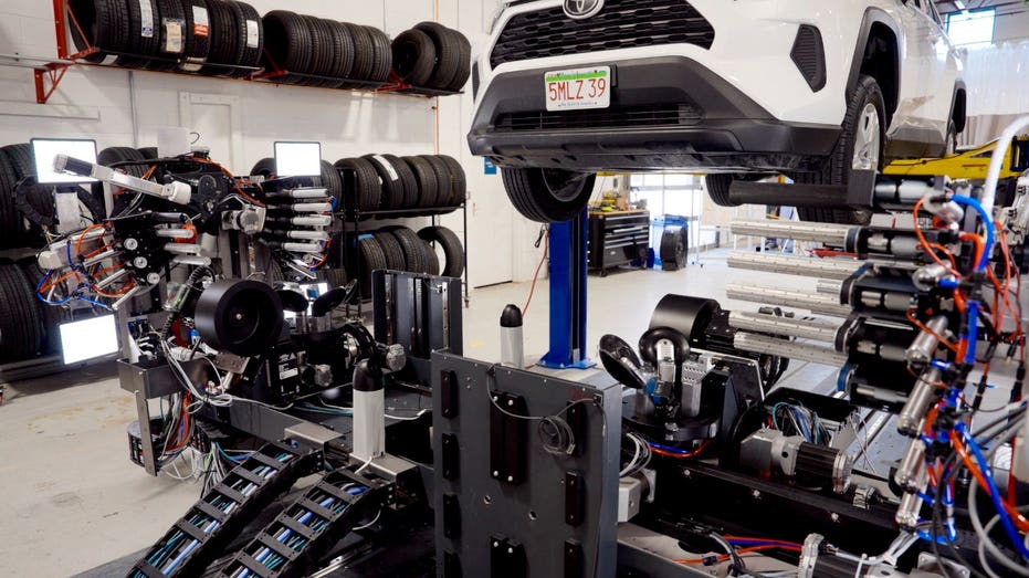 AI robot changes your tires and balances them too Church Find